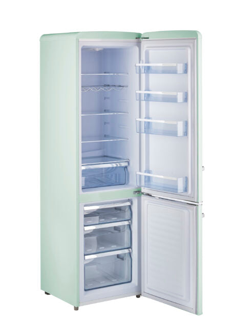 Unique 275 Litre Summer Mint Green 12/24 DC Refrigerator/Freezer