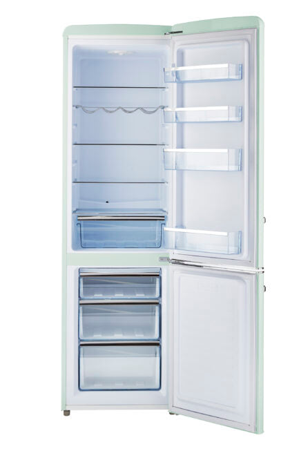 Unique 275 Litre Summer Mint Green 12/24 DC Refrigerator/Freezer