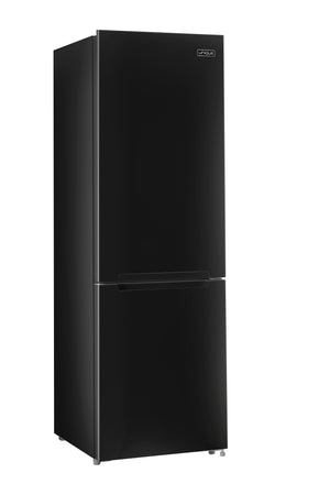 Unique 325Litre Black 12/24 DC Bottom Mount Refrigerator