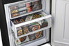 Unique 325Litre Black 12/24 DC Bottom Mount Refrigerator