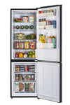 Unique 325Litre Black 12/24 DC Bottom Mount Refrigerator