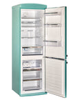 Unique 340Litre Ocean Mist Turquoise Bottom Mount Refrigerator