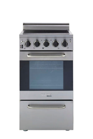 Unique Prestige 20' Stainless Steel Electric Ceramic Top with Electronic ignition