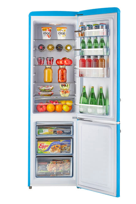 Unique 275 Litre Robin Egg Blue 110VAC Refrigerator/Freezer