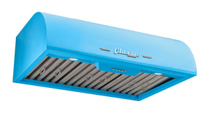 Unique 30' Classic Retro Robin Egg Blue Range Hood