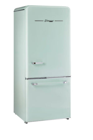 Unique 510Litre Summer Mint Green Bottom Mount Refrigerator