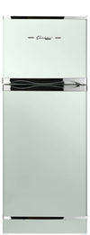 Unique 10 cu/ft Classic Retro Summer Mint Green Propane Refrigerator with CO device