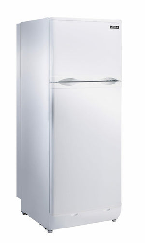 Unique 10 cu/ft White propane Refrigerator with CO alarming device