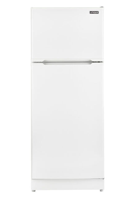 Unique 14 cu/ft Marshmallow White propane Refrigerator with CO alarming device