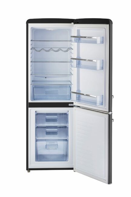 Unique 215 Litre Midnight Black 110VAC Refrigerator/Freezer