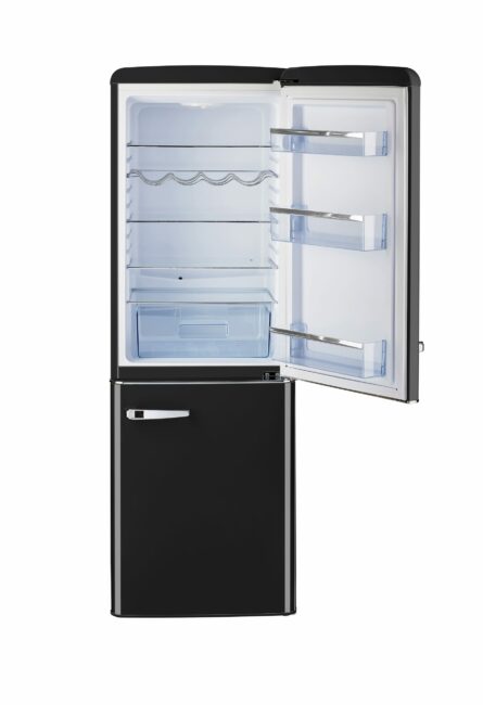 Unique 215 Litre Midnight Black 110VAC Refrigerator/Freezer