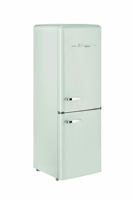 Unique 215 Litre Summer Mint Green 110VAC Refrigerator/Freezer