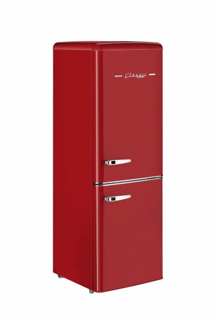 Unique 215 Litre Candy Red 110VAC Refrigerator/Freezer