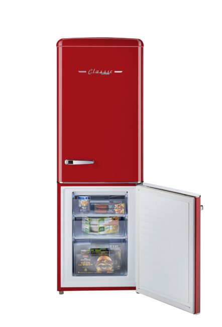 Unique 215 Litre Candy Red 110VAC Refrigerator/Freezer