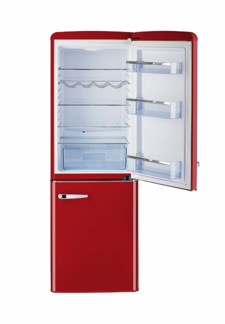 Unique 215 Litre Candy Red 110VAC Refrigerator/Freezer