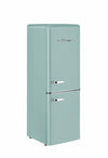 Unique 215 Litre Ocean Mist Turquoise 110VAC Refrigerator/Freezer