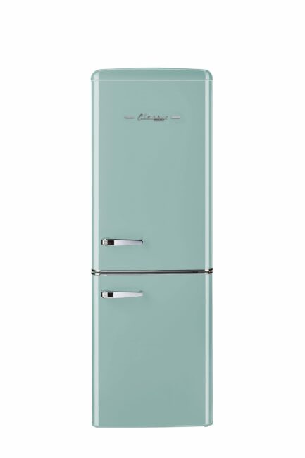 Unique 215 Litre Ocean Mist Turquoise 110VAC Refrigerator/Freezer