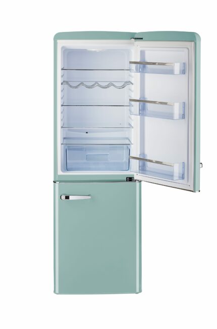 Unique 215 Litre Ocean Mist Turquoise 110VAC Refrigerator/Freezer