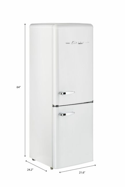 Unique 215 Litre Marshmallow White110VAC Refrigerator/Freezer