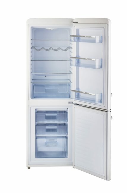 Unique 215 Litre Marshmallow White110VAC Refrigerator/Freezer