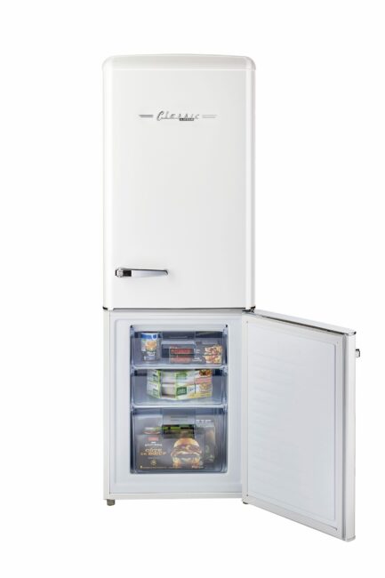 Unique 215 Litre Marshmallow White110VAC Refrigerator/Freezer