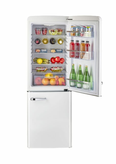 Unique 215 Litre Marshmallow White110VAC Refrigerator/Freezer