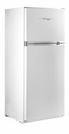 Unique 385Litre Marshmallow White 12/24 DC Refrigerator/Freezer Retro