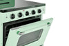 Unique 30' Classic Retro Summer Mint Green Electric Ceramic top Range