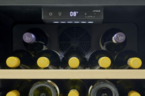 Unique 125 Litre Marshmallow White Classic Retro Wine Refrigerator