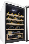 Unique 125 Litre Marshmallow White Classic Retro Wine Refrigerator