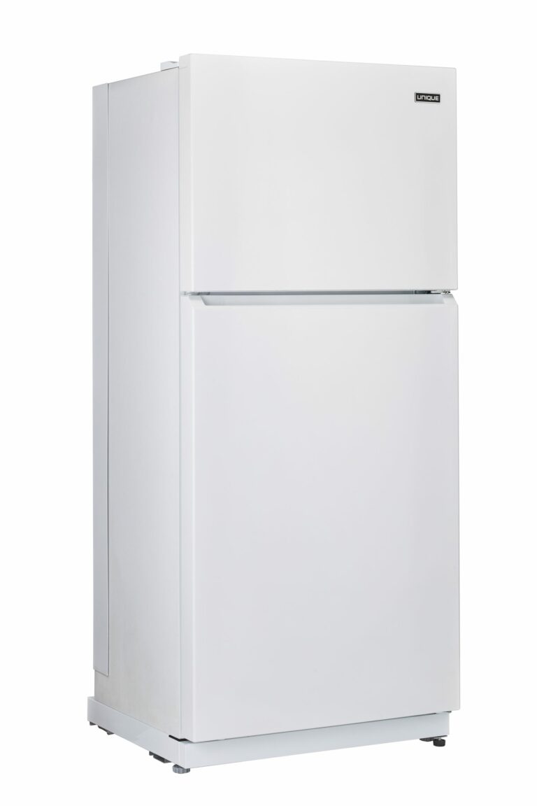 Unique 19 cu/ft White propane Refrigerator with CO alarming device