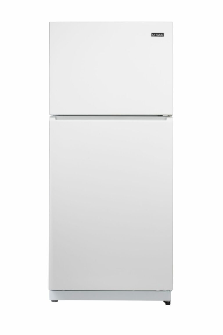 Unique 19 cu/ft White propane Refrigerator with CO alarming device