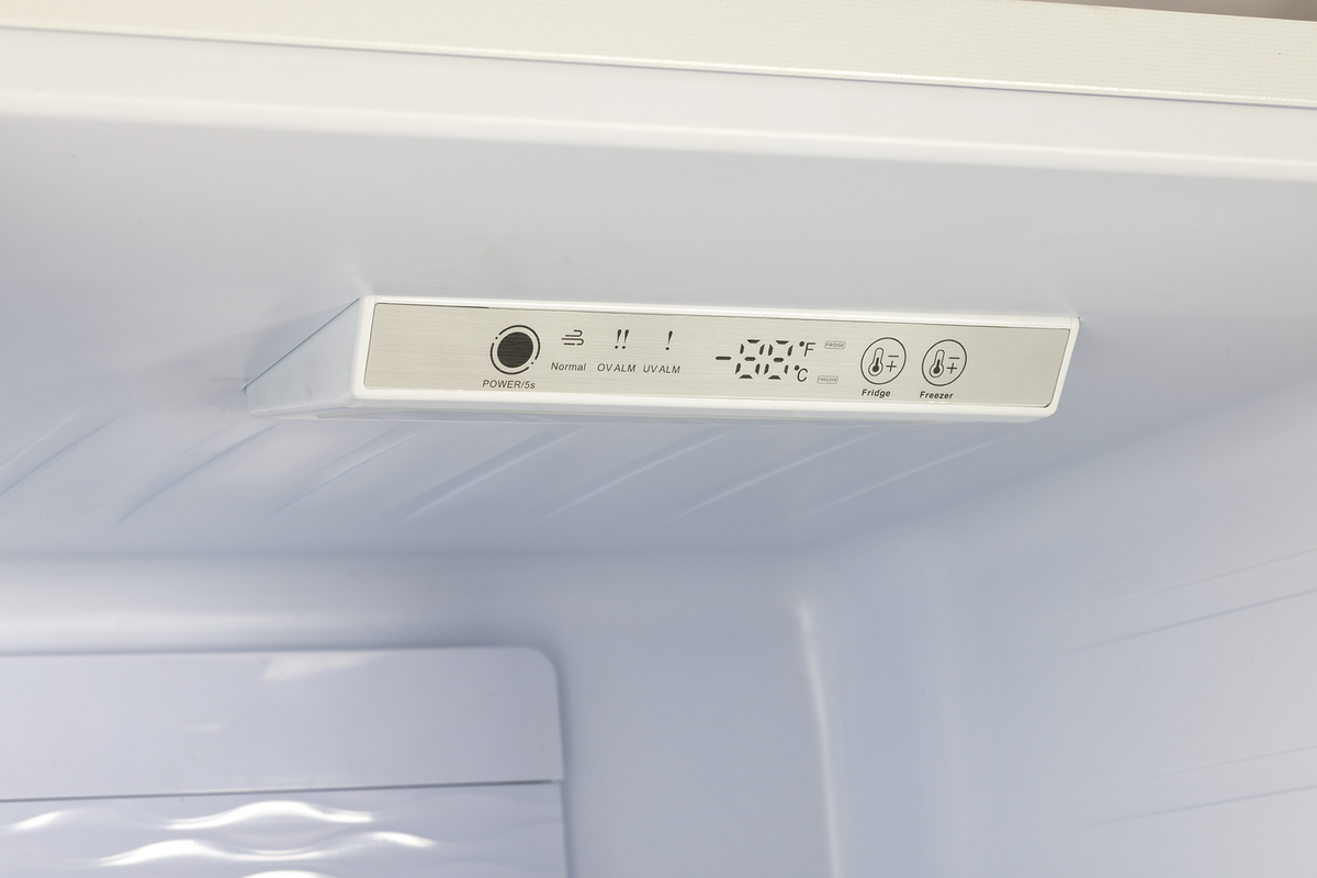 Unique 325Litre White 12/24 DC Bottom Mount Refrigerator