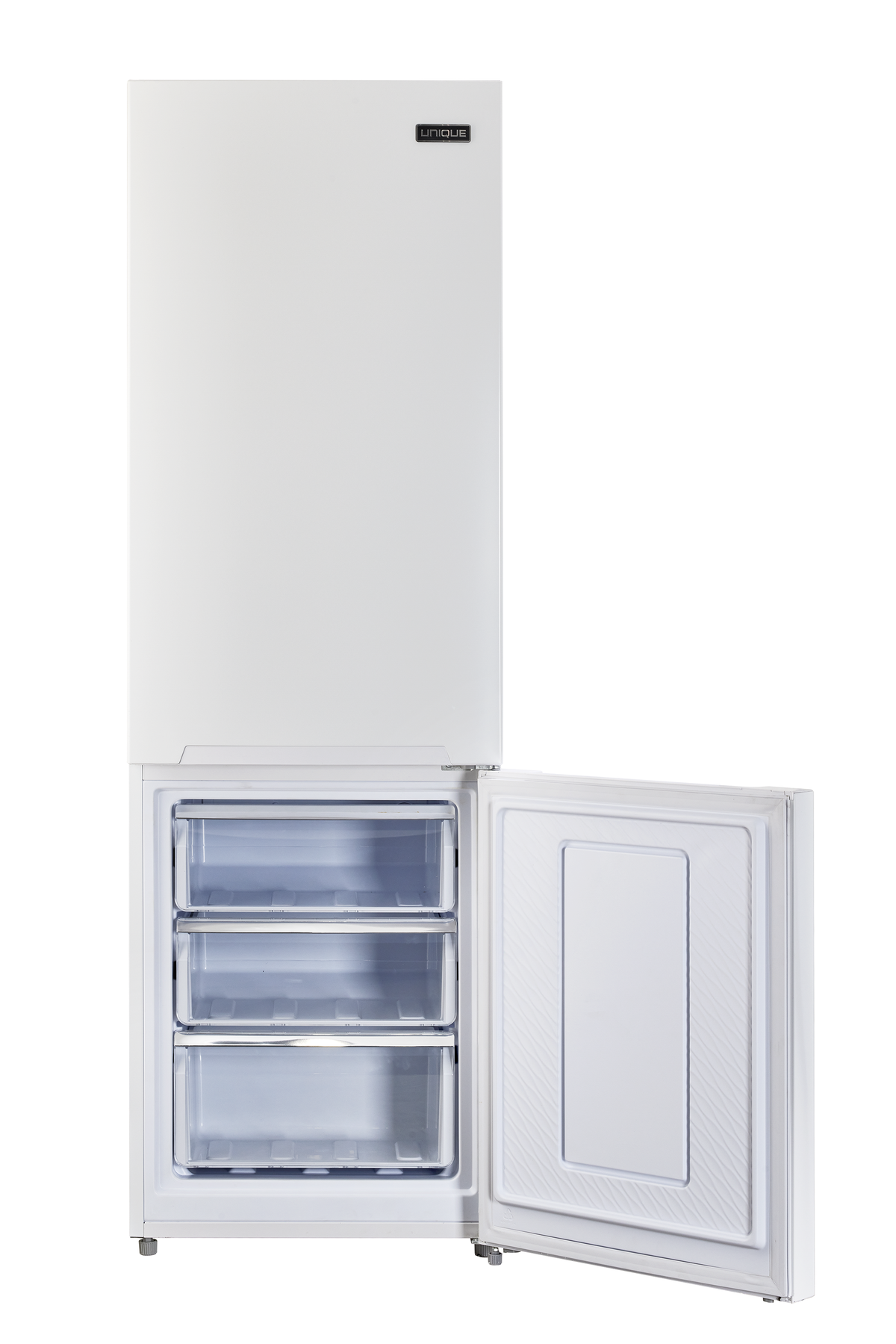 Unique 325Litre White 12/24 DC Bottom Mount Refrigerator