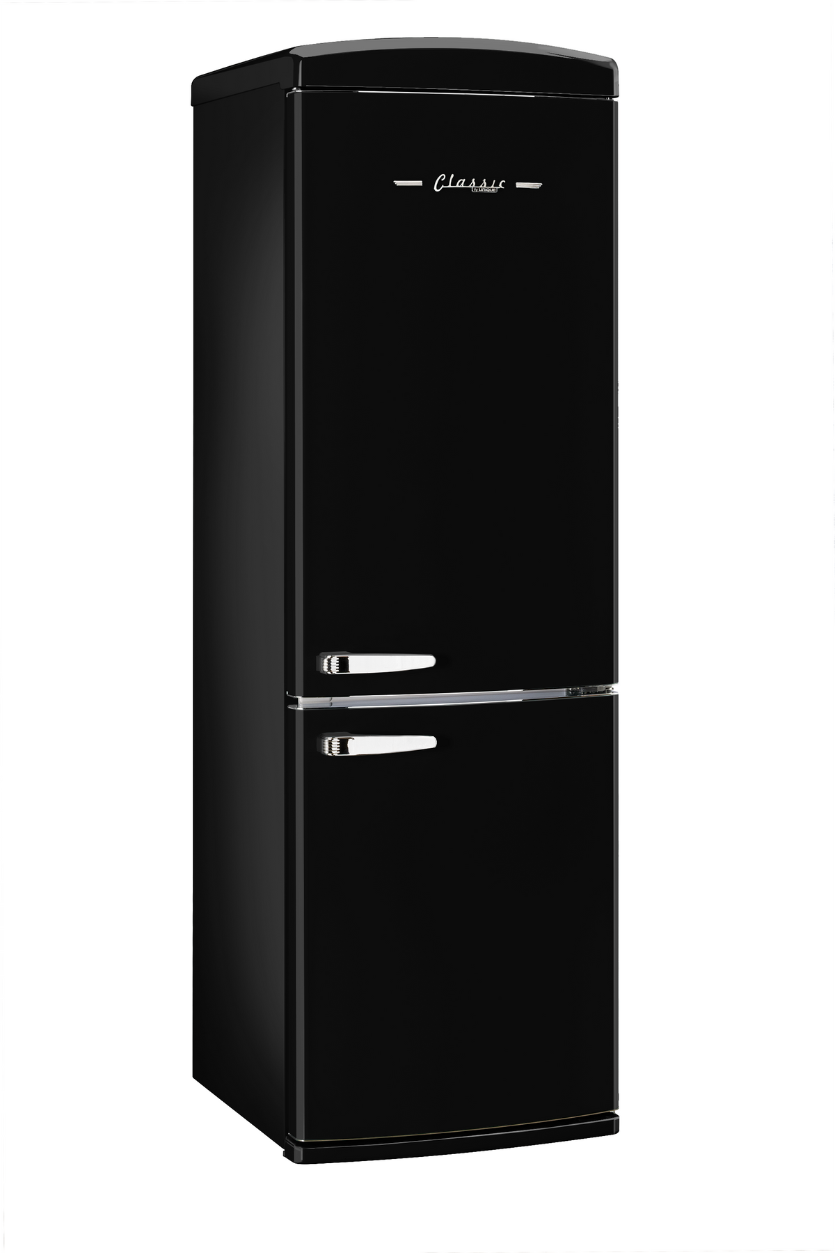 Unique 340Litre Midnight Black Bottom Mount Refrigerator