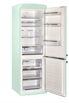 Unique 340Litre Mint Green Bottom Mount Refrigerator