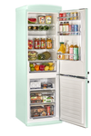 Unique 340Litre Mint Green Bottom Mount Refrigerator