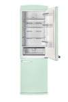 Unique 340Litre Mint Green Bottom Mount Refrigerator