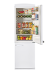 Unique 340Litre Marshmallow White Bottom Mount Refrigerator