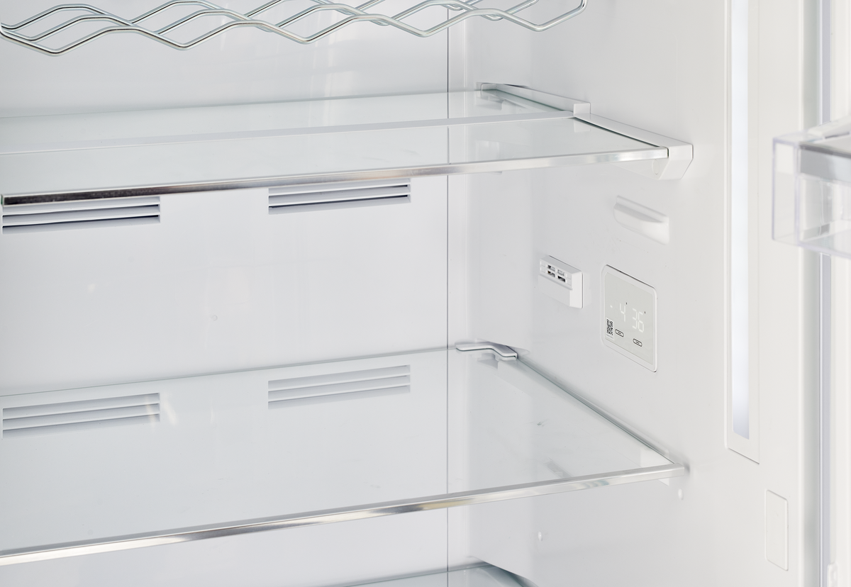 Unique 340Litre Marshmallow White Bottom Mount Refrigerator